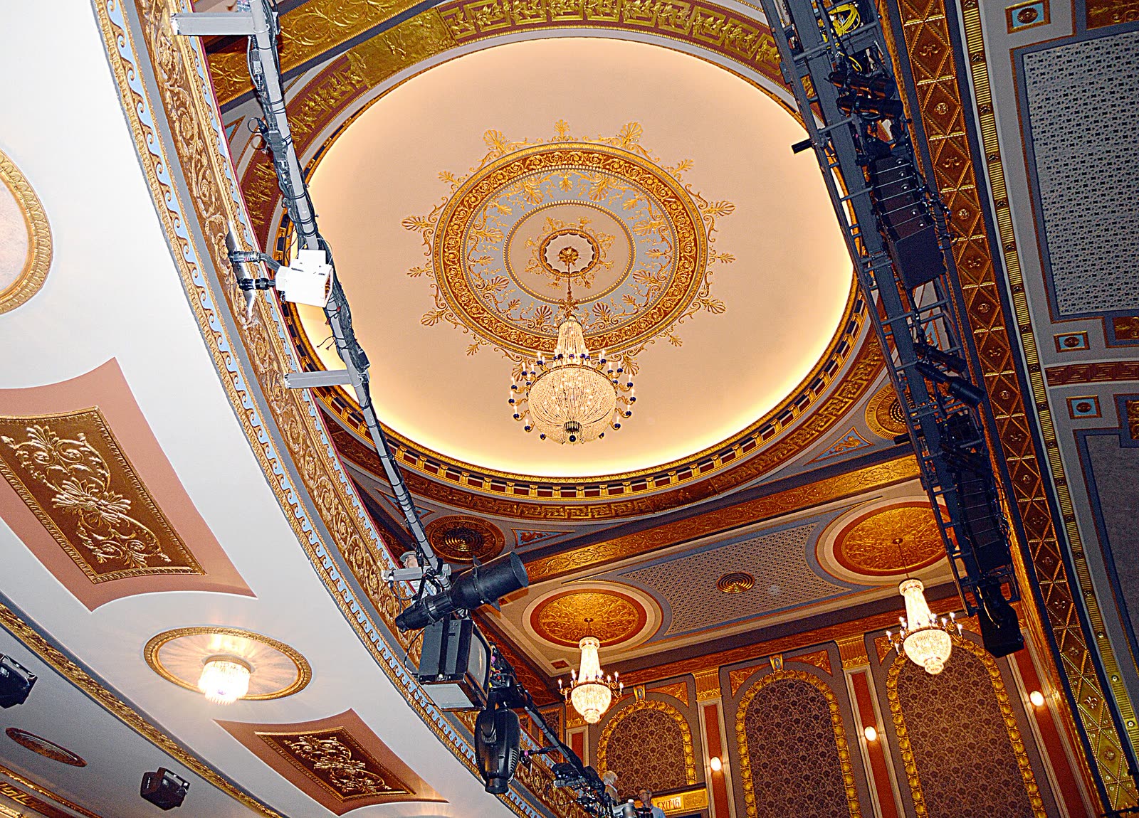 The Richard Rodgers Theatre, home of Hamilton — the week's top-grossing production